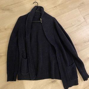 MENS BLACK CARDIGAN SWEATER